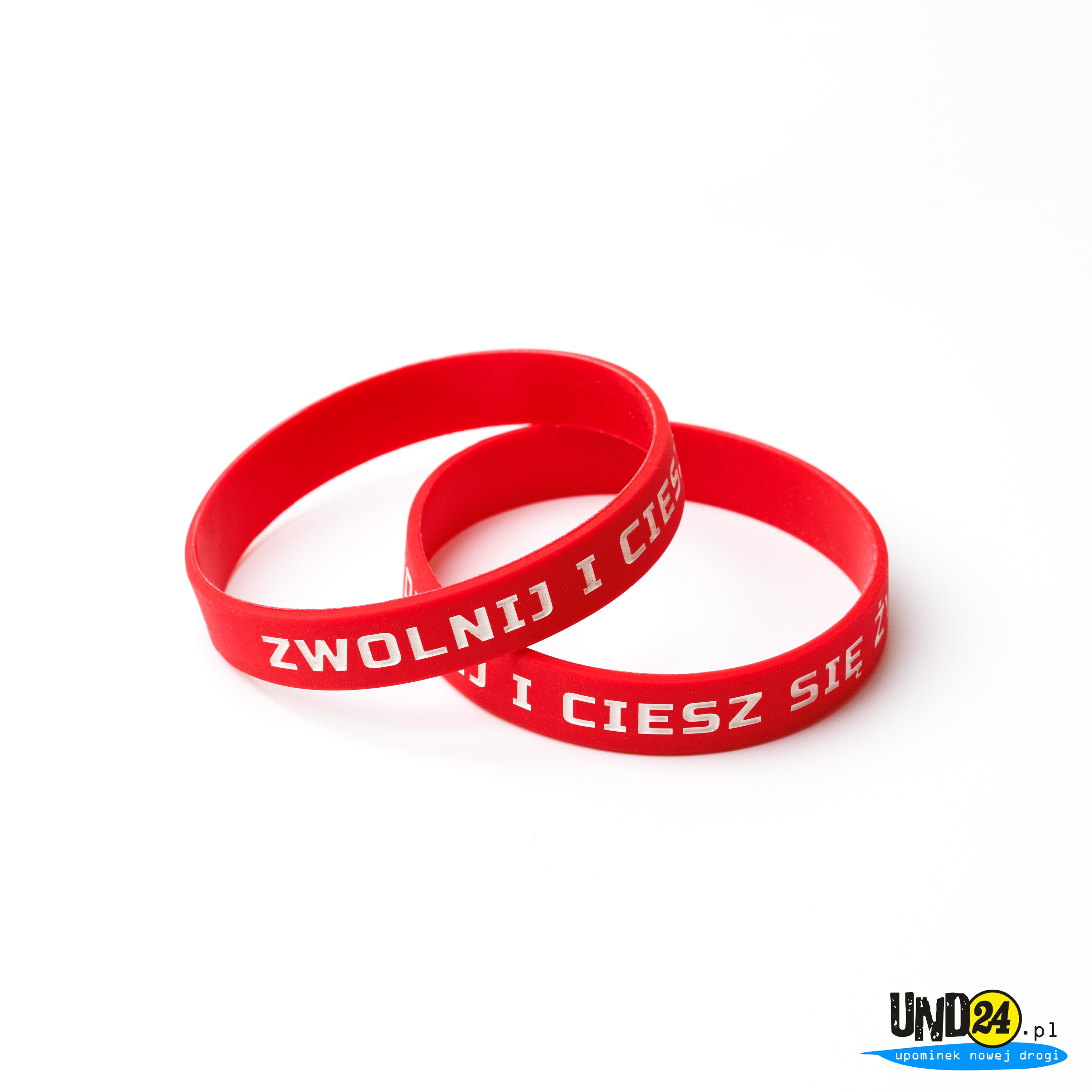 Silikonowa opaska świecąca  – Zwolnij i ciesz się życiem